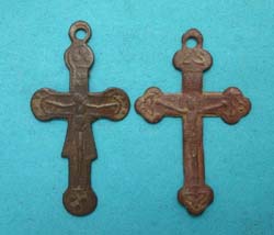 Crosses, Roman Catholic, 19th Cent, 2-Pack
